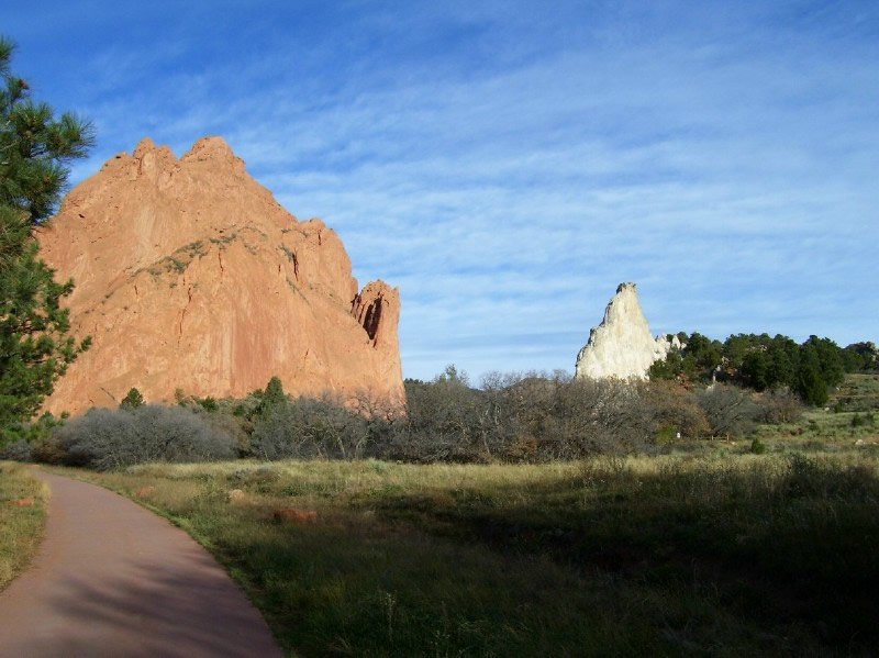 North Gateway Rock and White Rock - Lyons sandstone in Garden of the Gods Park